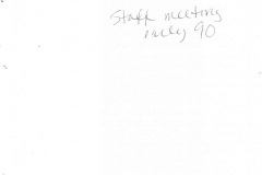 Galaxy Counseling Center -  Staff Meeting early 1990's