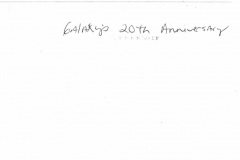 Soroptimist/Galaxy Counseling Center 20th anniversary 1995