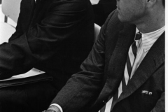 Two Varo staff members L - ?; R - Barney Young.