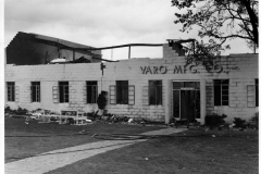 Varo fire damage from the fire that occurred April 1, 1956
