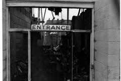 Varo fire damage from the fire that occurred April 1, 1956