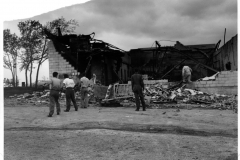 Varo fire damage from the fire that occurred April 1, 1956