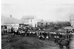 Harbison Street (Now State) at Commerce (Now Fifth)  looking west  circa 1898-99
