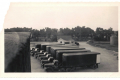 Trucks at the Pickle Factory 1951