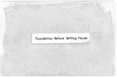 Lyles House in renovation and before move 1978