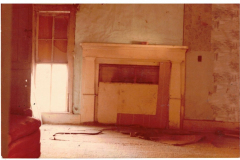 Lyles House in renovation and before move 1978