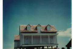 Lyles House in renovation and before move 1978