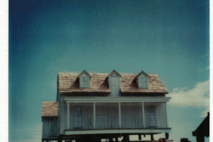 Lyles House in renovation and before move 1978