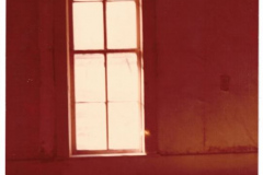 Lyles House interior windows before moving 1978