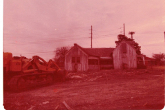 Lyles House side 1978 showing bulldozer