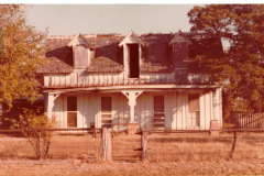 Lyles House south by west showing bulldozer in foreground 1978