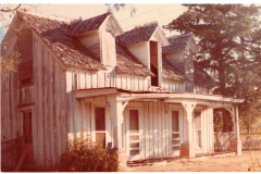 Lyles House front on original site 1978