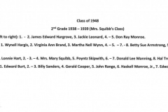 Garland Elementary School class of 1948 4th Grade 1938-1939