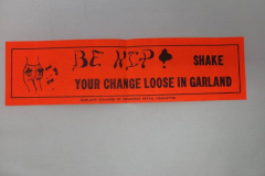 Garland shopping bumper sticker