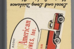 Wolfe Transfer Storage matchbook