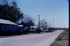 Looking down State street to creek, April 1980