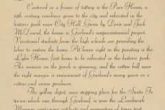 Sesquicentennial Lithograph explanation