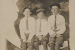 Willie, Charles, Jack Morris moon and stars postcard