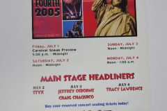 2005 Star Spangled Fourth poster