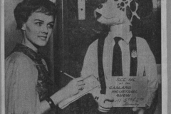 Industrial Show Message - Miss Gayle Stice and Sparky the Fire Prevention Dog