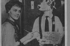 Industrial Show Message - Miss Gayle Stice and Sparky the Fire Prevention Dog