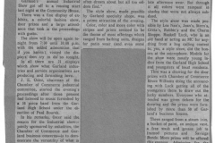 1961 Industrial Show Newspaper clipping "Color, Crowds, Prizes Begin Industrial Show