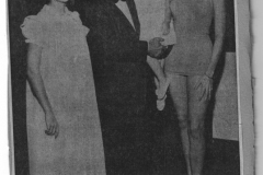 1961 Industrial Show Newspaper clipping "Spring and Summer Fashions were modeled