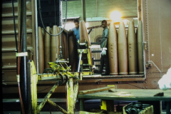 IMCO 1968. IMCO 500 # Stand Up Fixture For Loading Bombs in Box Cars. Intercontinental MFG. CO., INC.