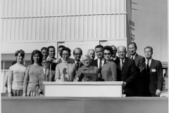 Presentation of the plaque on the naming of the Olinger Power Plant 1967