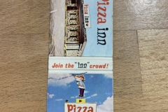 Pizza Inn matchbook from their Dallas location.