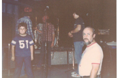 TV taping of live shows at the Annex.  On right - I.G. Shelton