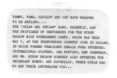 Country Western group Inlaw and Outlaw meet President Gerald Ford