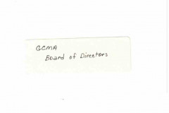 GCMA Board of Directors