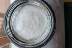 Ball Mason Jar, zinc lid only, ring with glass insert