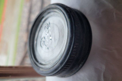 Ball Mason Jar, zinc lid only, ring with glass insert