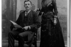 Jno H. Cullom and wife Medora Sewell Cullom NE corner Avenue D and Glenbrook