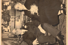 Dora Sewell Cullom & John H. Cullom on their Golden Wedding Anniversary June 20, 1933 NE corner Avenue D and Glenbrook