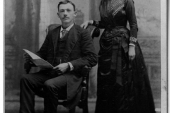 Jno H. Cullom and wife Medora Sewell Cullom NE corner Avenue D and Glenbrook