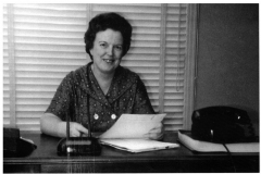 Mable Wheeler, owner of the Garland Letter Service