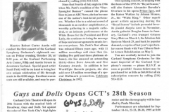 Arts in Action newsletters Sept/Oct 1995
