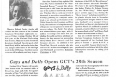 Arts in Action newsletters Sept/Oct 1995