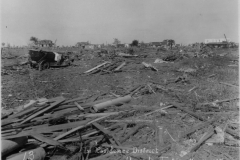 Nevada, Texas tornado devastation in residence district May 11, 1927