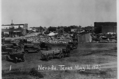 Nevada, Texas tornado devastation May 11, 1927