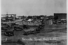 Nevada, Texas tornado devastation May 11, 1927