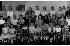 Class, probably 3rd grade, at Rose Hill School, 1950's