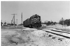 MKT locomotive #245 switching on line to Denton in 1994