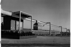 Varo Inc elevated mass transit system Monocab Horizontal Elevator.