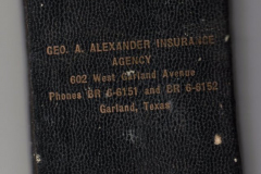 George A. Alexander Insurance Agency Address and Year Book 1962