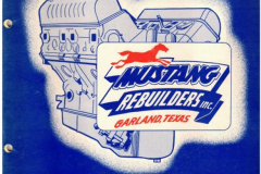 Mustang Rebuilders Inc. Catalog January 1966