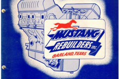 Mustang Rebuilders Inc. Catalog January 1966